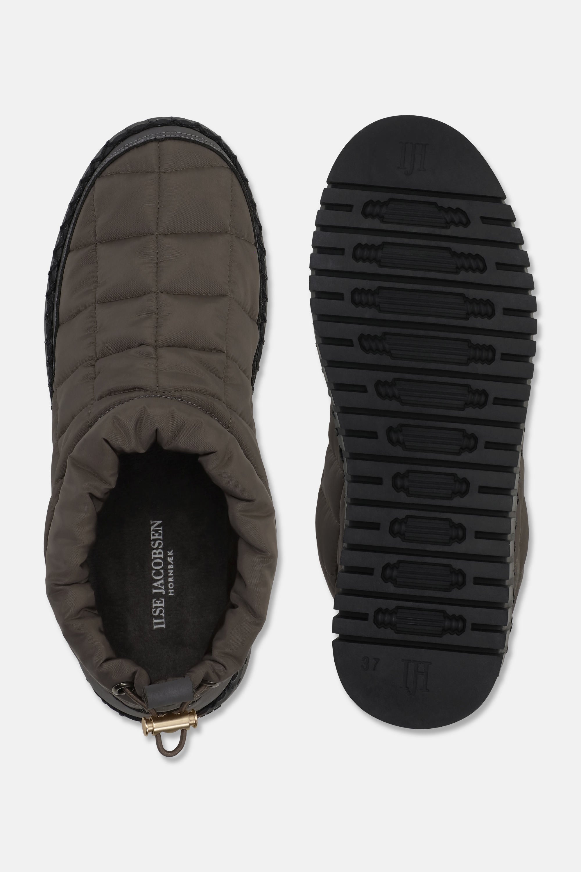Tulip Low Padded Boot - Grey Black